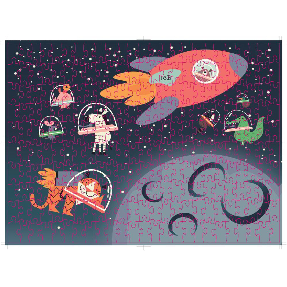 Mosaic Custom 250-Piece Large Jigsaw Puzzle – 14" x 19", Any Design, Low Minimum 8