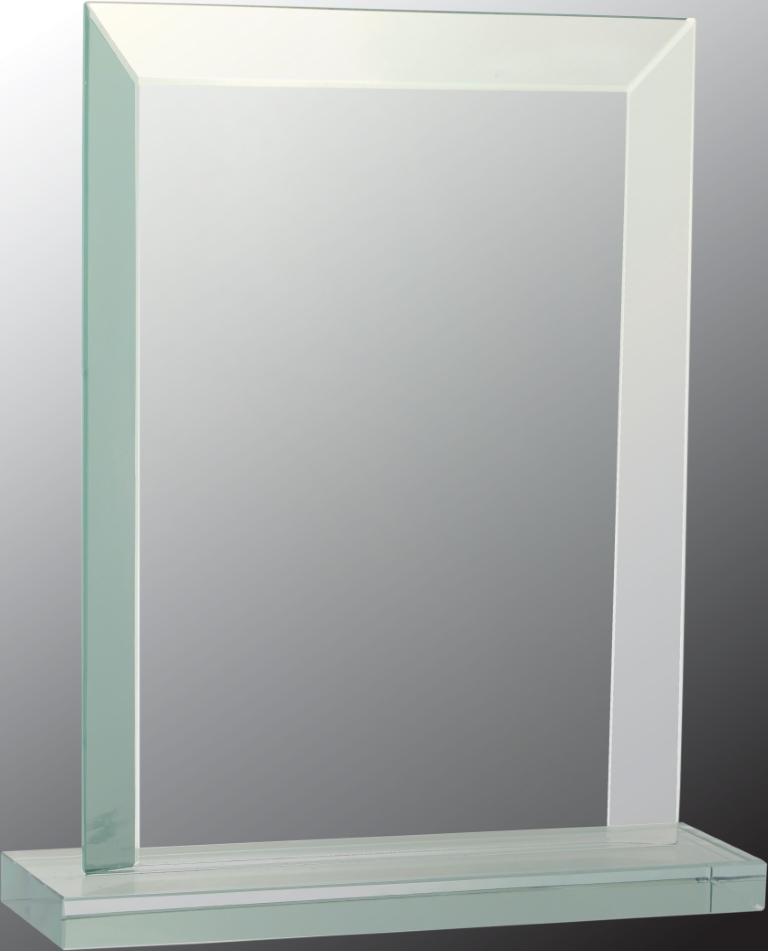 7" Rectangle Jade Glass Award