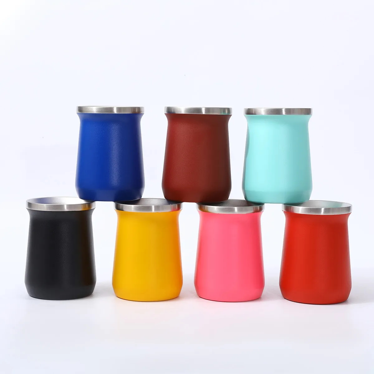 8.8oz. Stainless Steel Tumbler Double wall Mug Eggshell cup 6