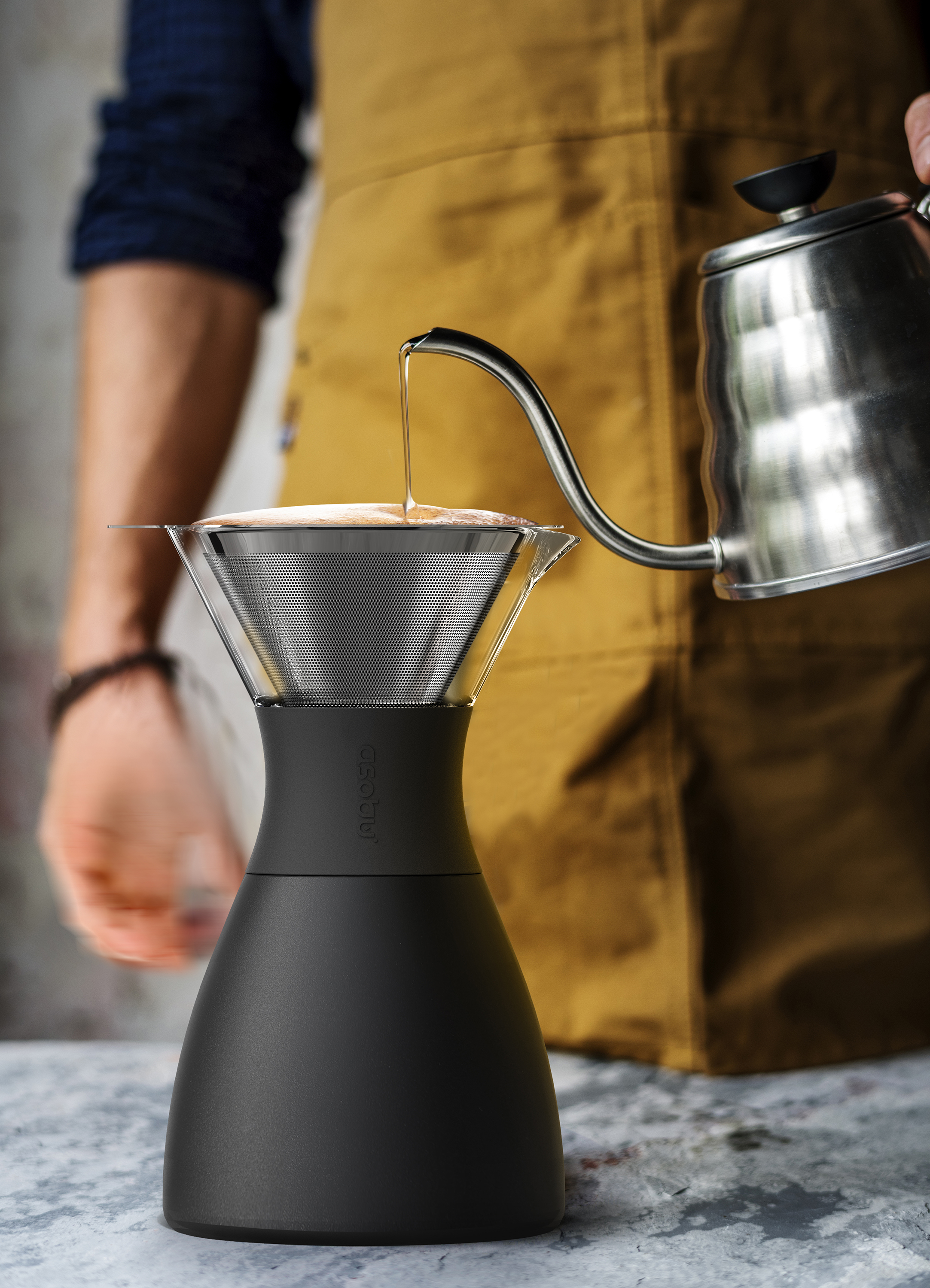 Asobu 40 Oz. Pourover Insulated Coffee Maker 39