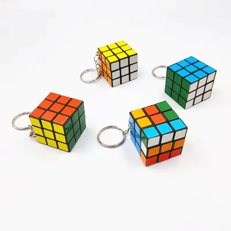 Mini Puzzle Fidget Toy Cube Keychain 2