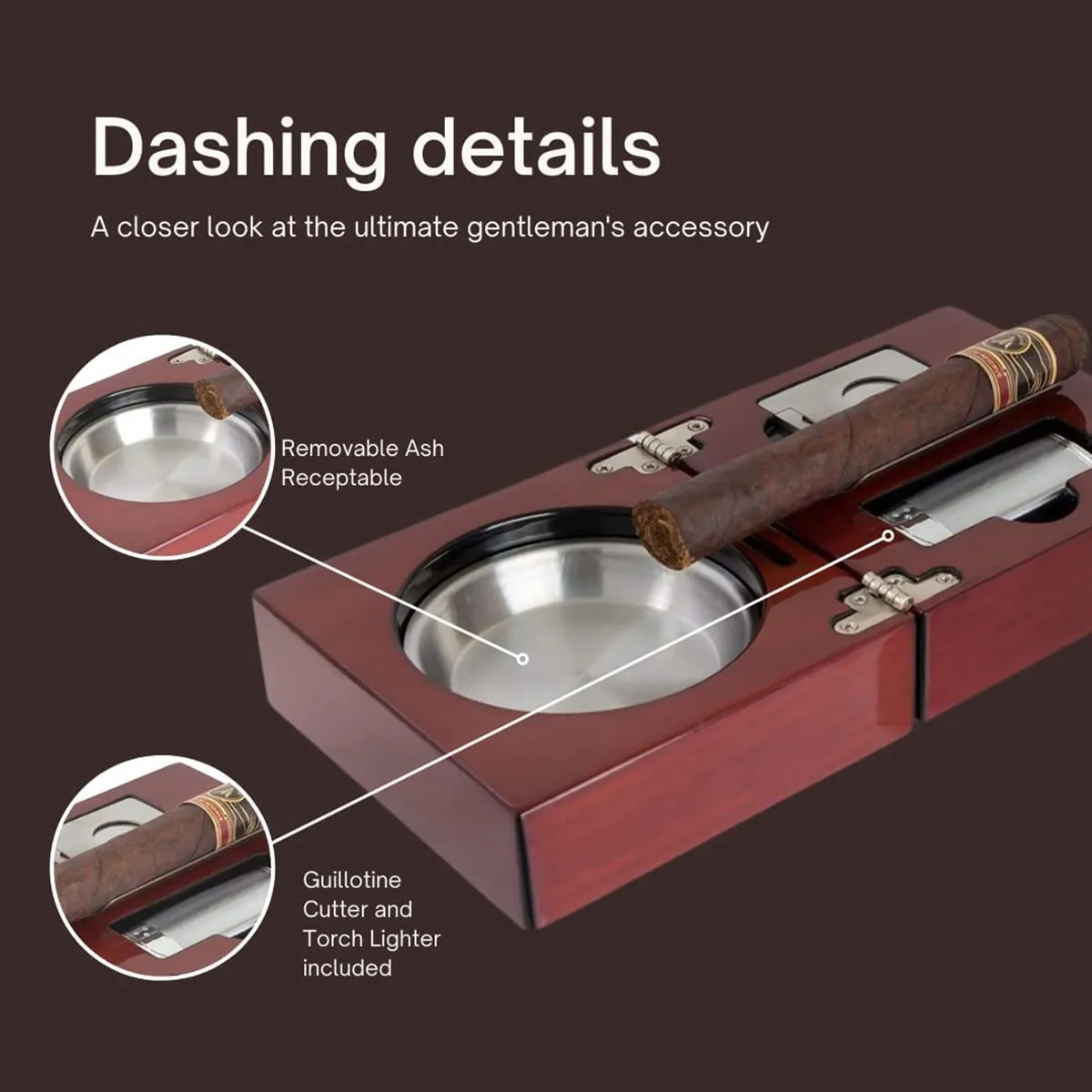 Cigar Ashtray Gift Set 2