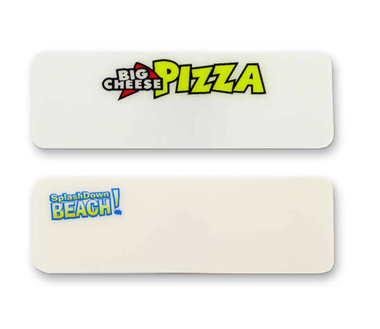 Cyclops Economy Full Color name badge. 1"x3" 5