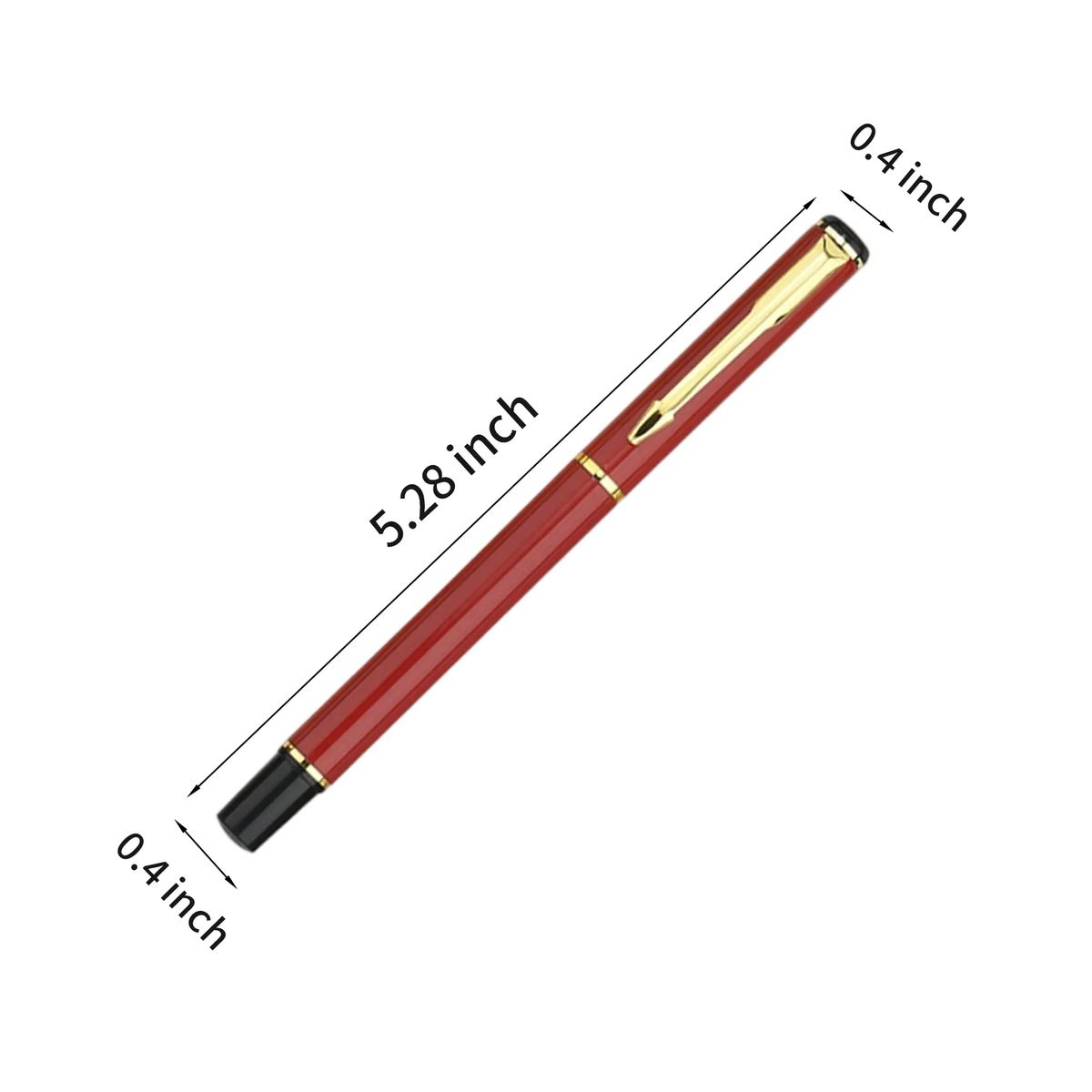 Metal Ballpoint Pen with Smooth Black Ink Cartridge 2