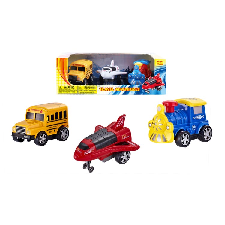 Toy Vehicle Sets - Friction Powered Ages 3 Years + 2