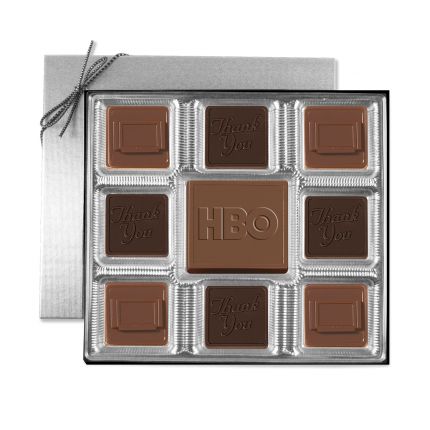 Custom Chocolate Squares Gift Box (6 oz.) 2