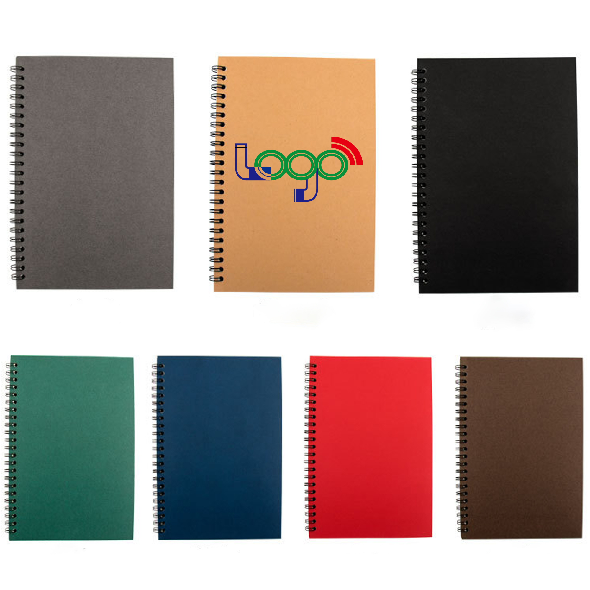 Cardboard Spiral Notebook 2
