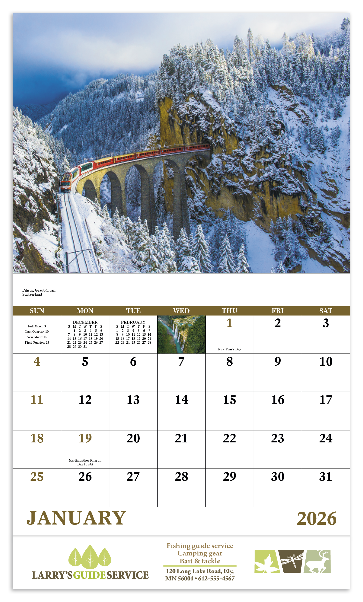 Good Value™ Glorious Getaways - Stapled Calendar 4