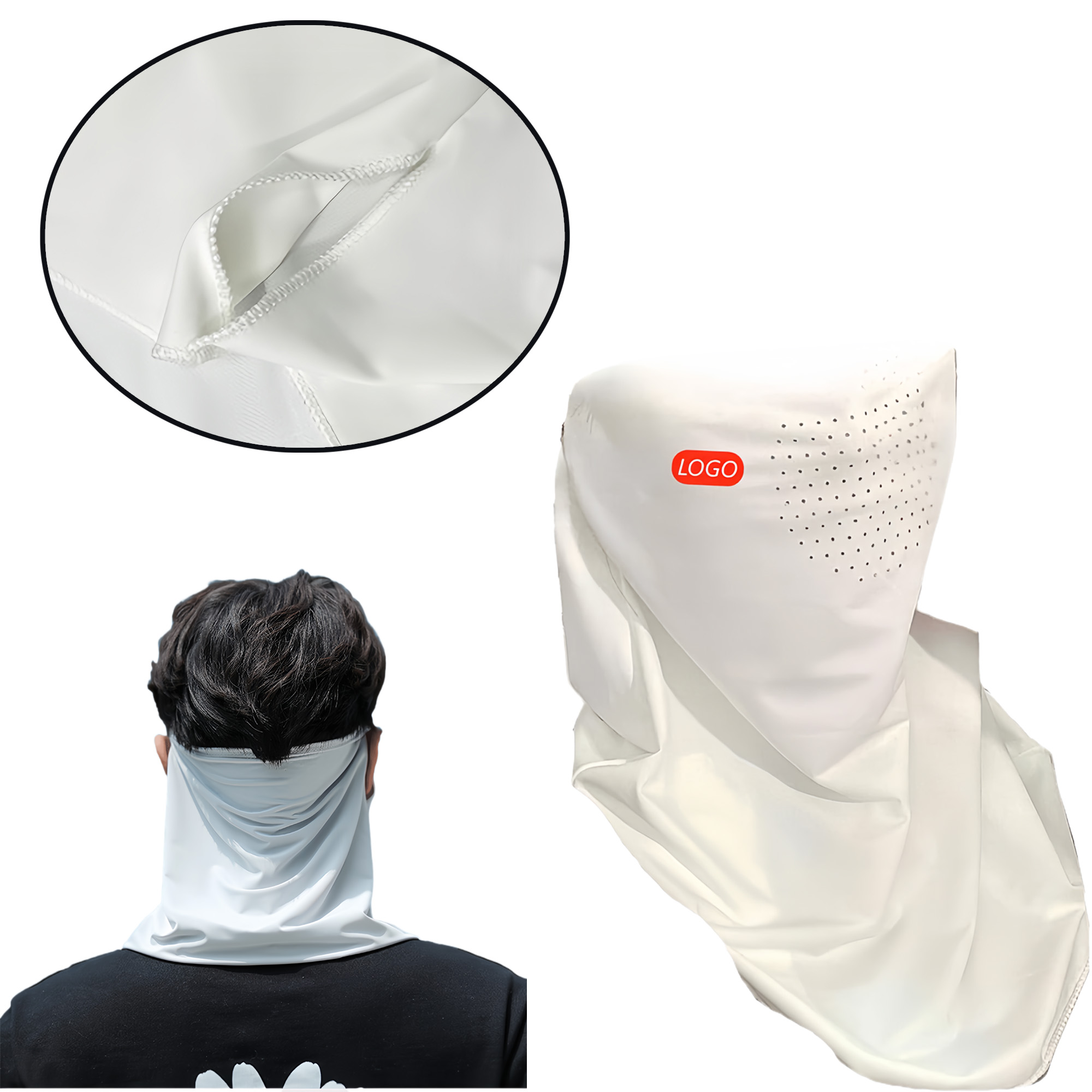 Ice Silk Outdoor Sunshade Mask 3