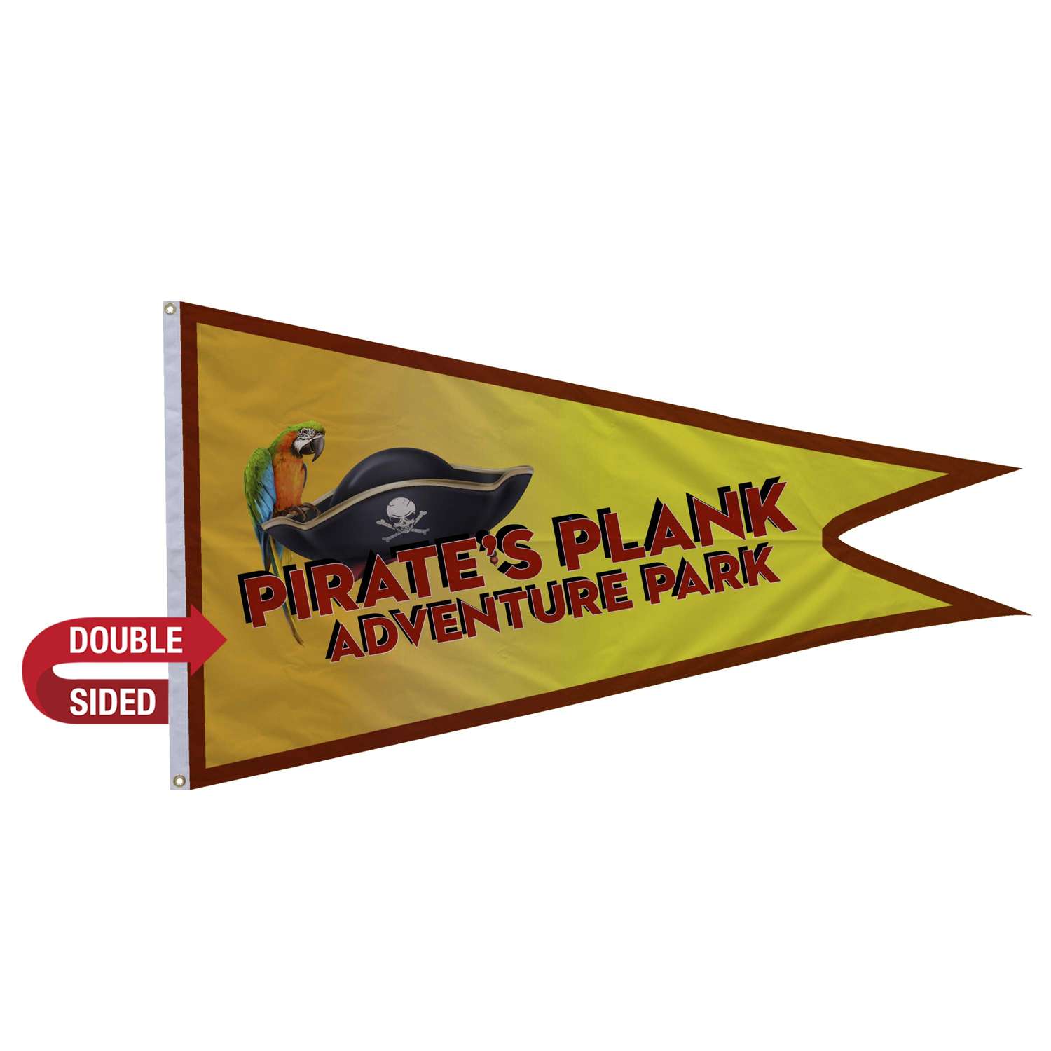 3' x 5' Nylon Burgee Flag Double-Sided