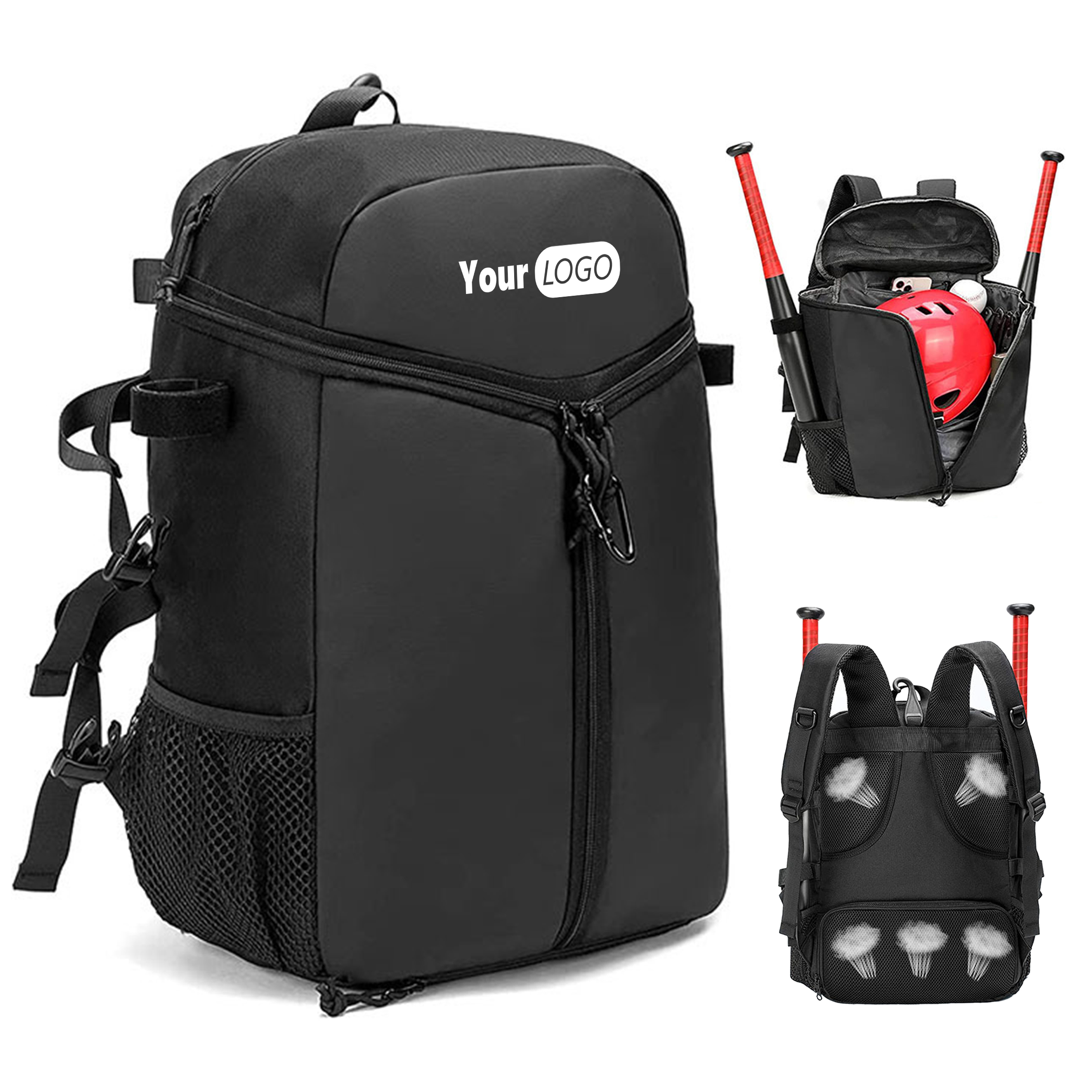 Oxford Large Capacity Baseball Backpack 5