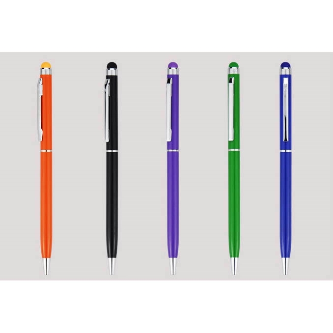 Slim Metal Pen With Matching Stylus Tip 4