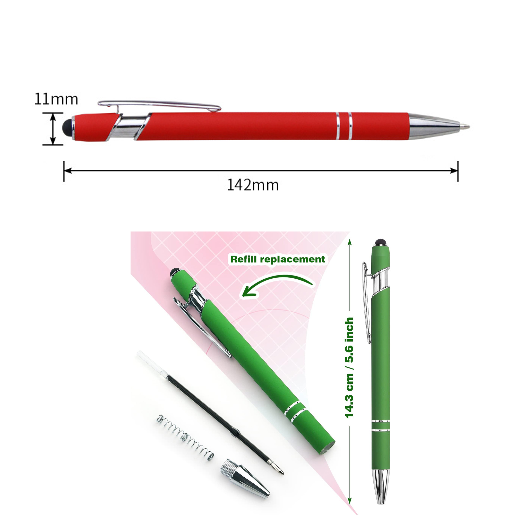Ballpoint Pen 2-in-1 Stylus 2