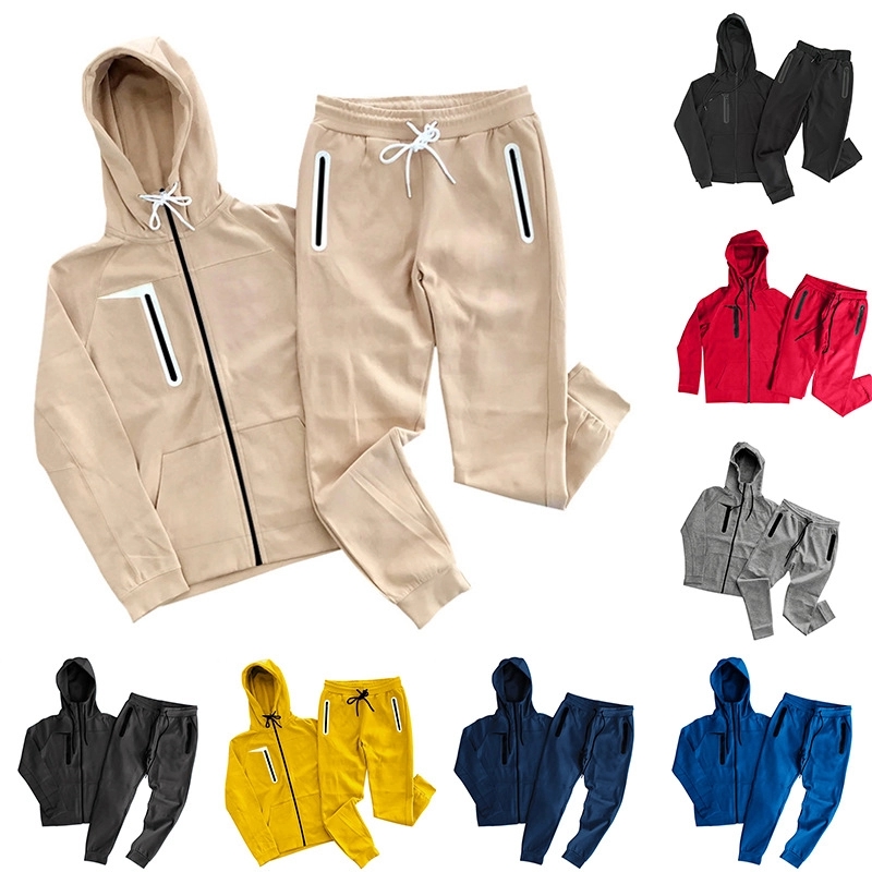 Custom Men's Hooded Athletic Tracksuit Casual 6