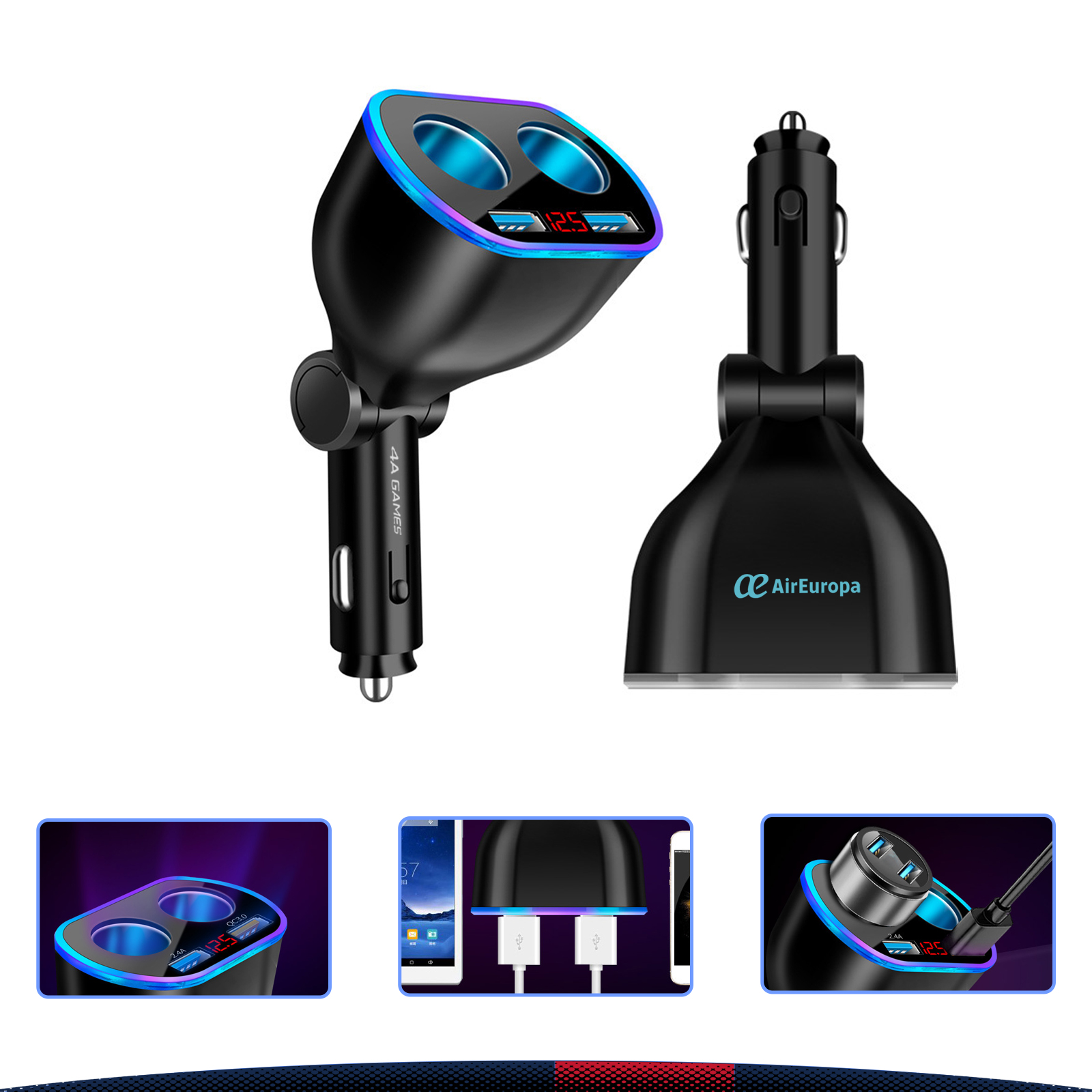 aken Car Charger 2