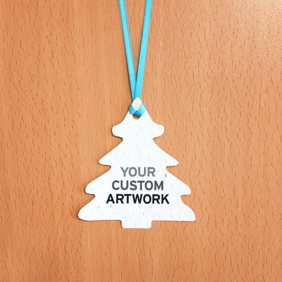 Single-Sided Rounded Evergreen Ornaments 1