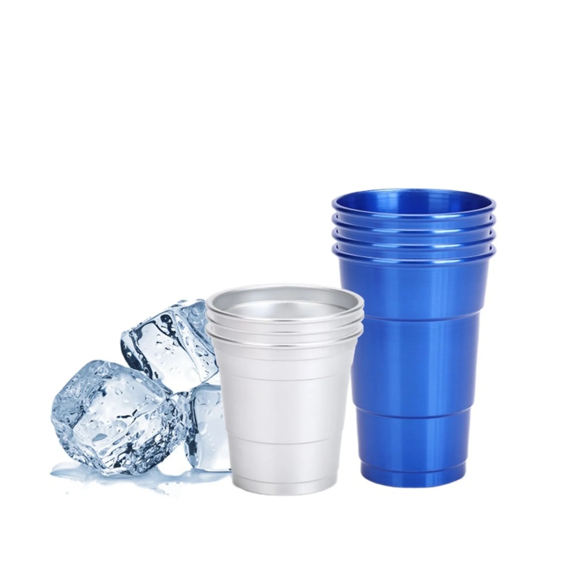 16 Oz Aluminum Reusable Stadium Party Beer Cup 3