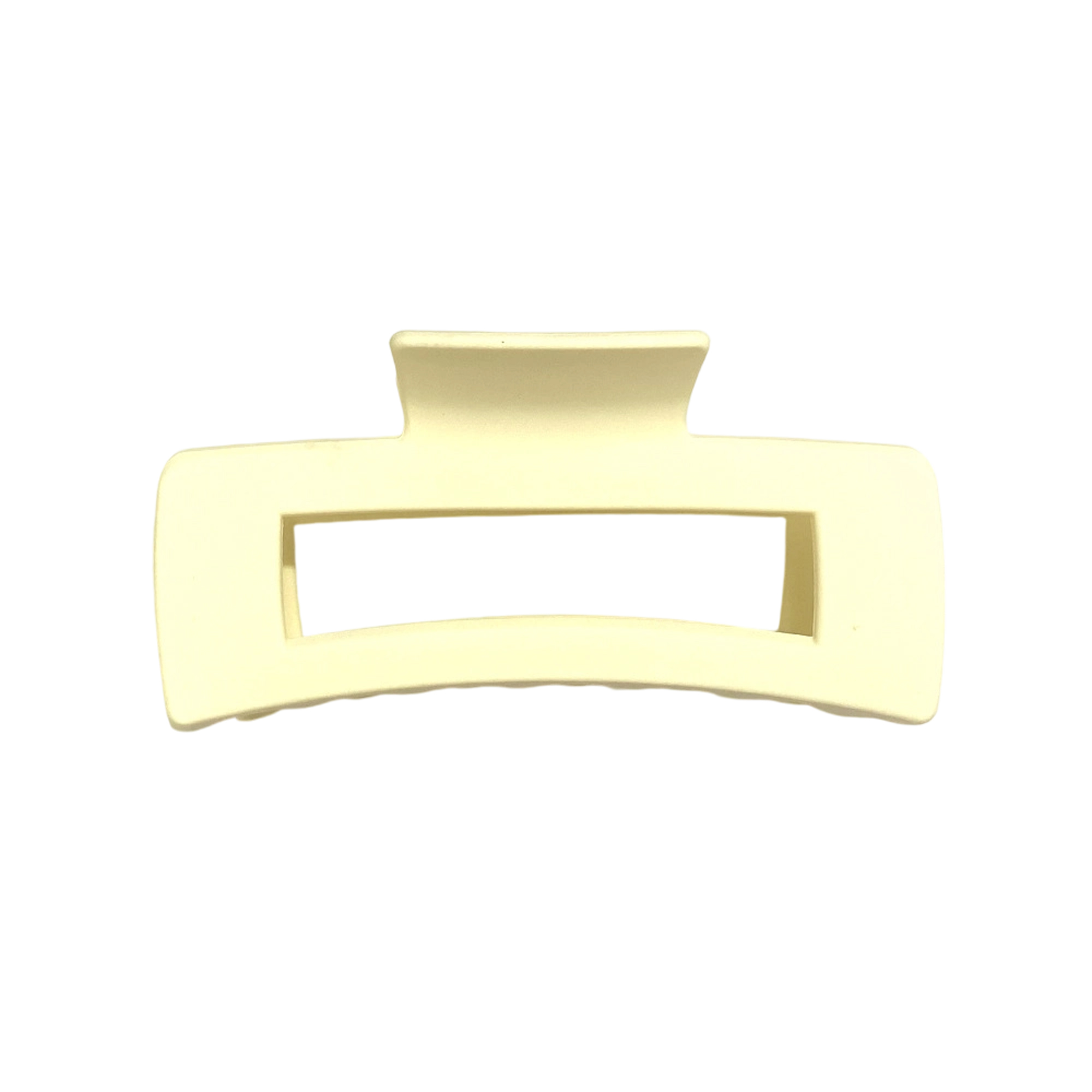Matte Plastic Square Hair Clip With Strong Spring 10