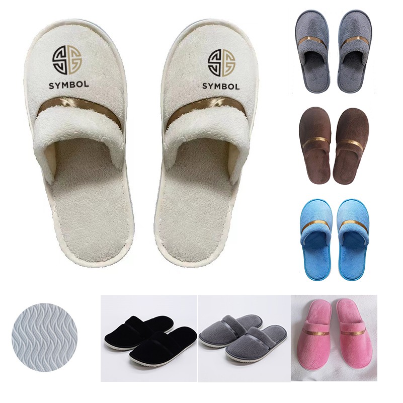 Reusable Closed Toe Disposable Indoor Slippers 2