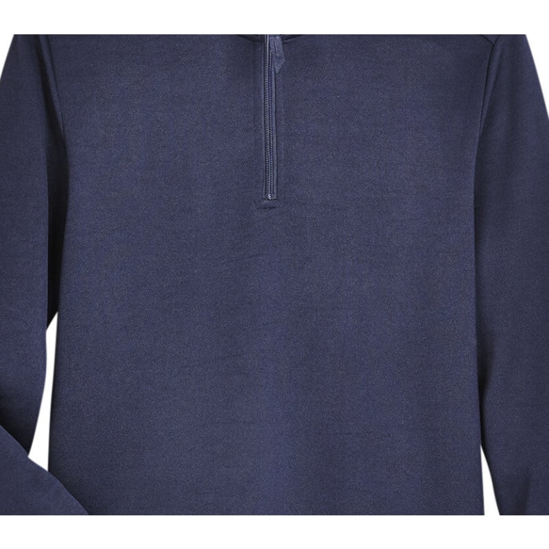 UltraClub Men's Coastal Pique Fleece Quarter-Zip 5