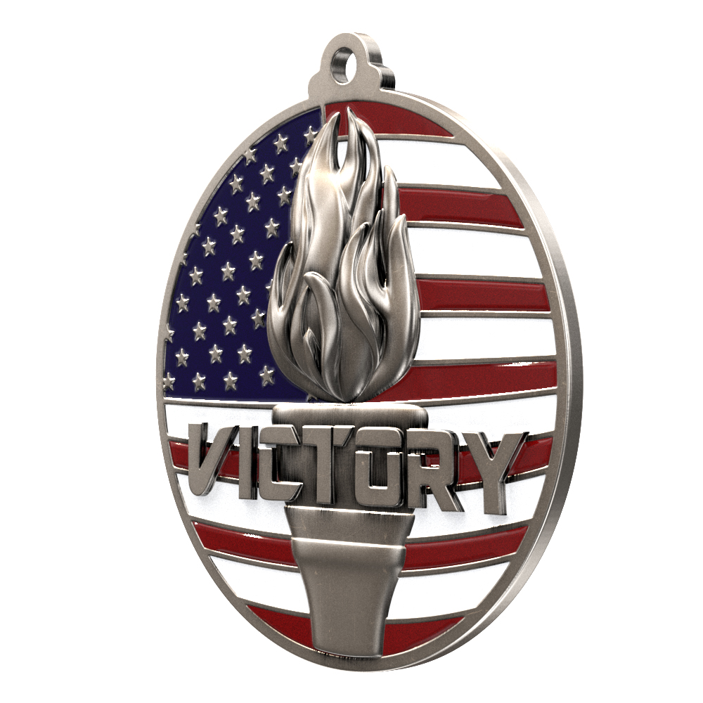 Victory Patriotic Medallion (2-3/4") 7