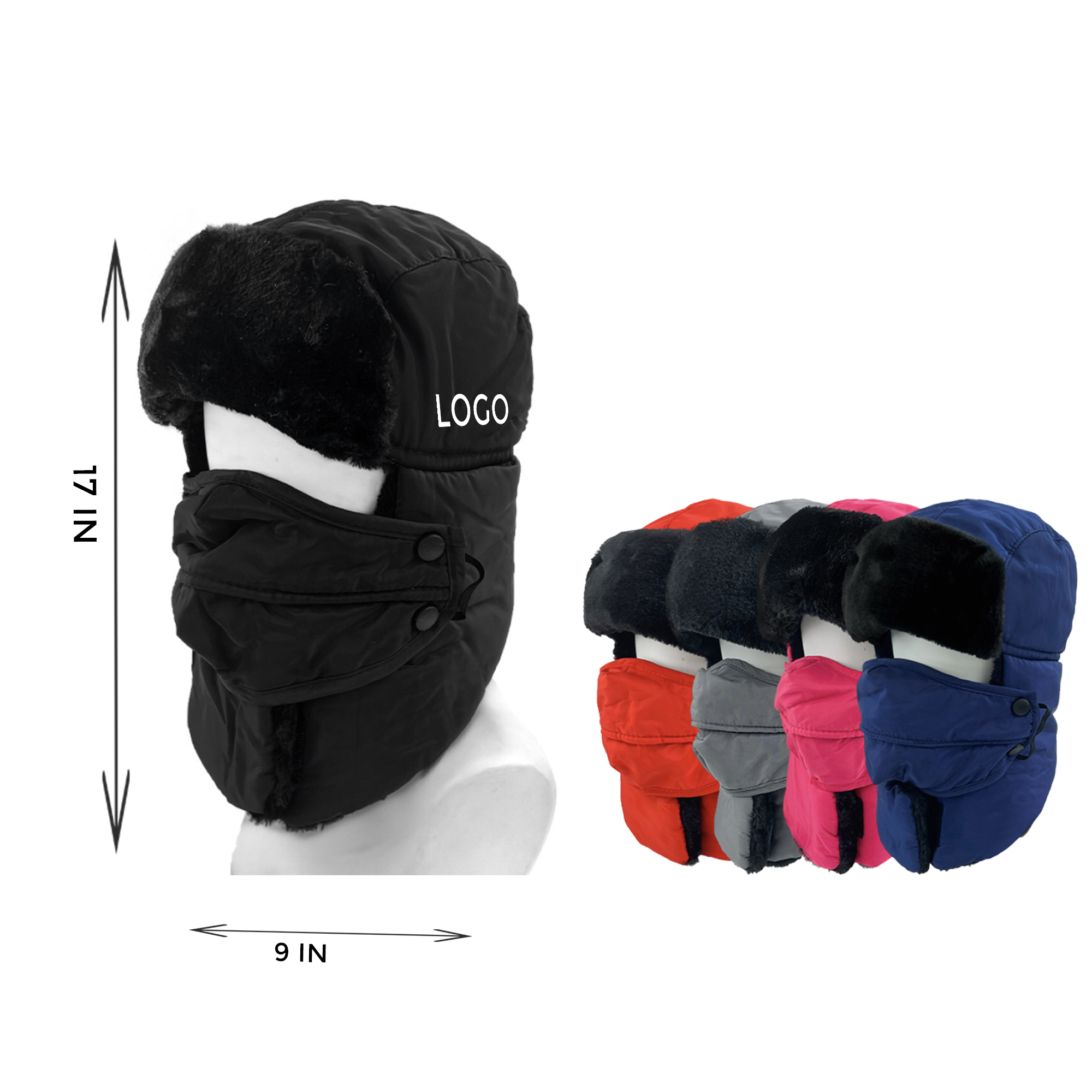 MOQ 10 PCS Thickened And Warm Cycling Cap 2