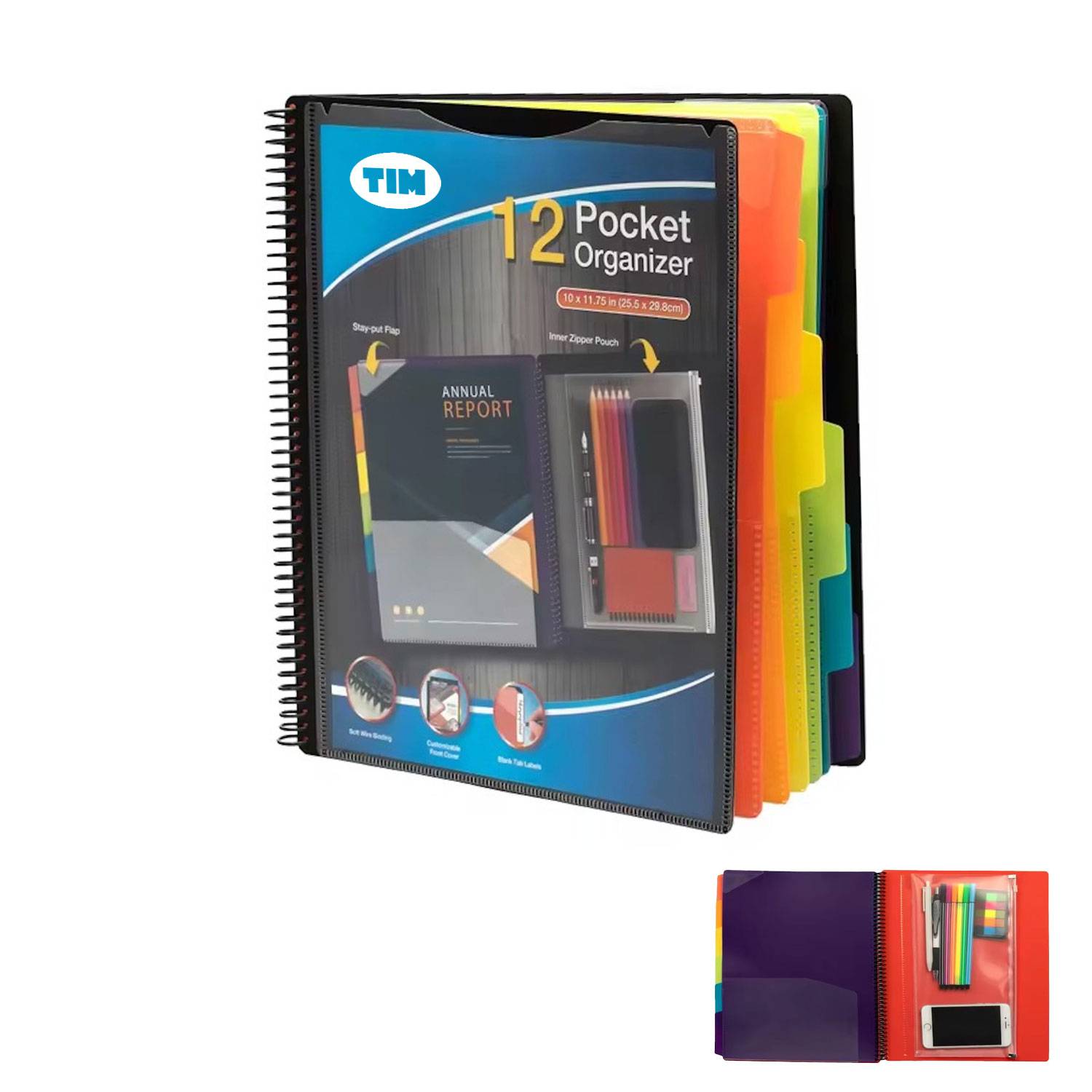 Office 12 Pockets File Folder 2