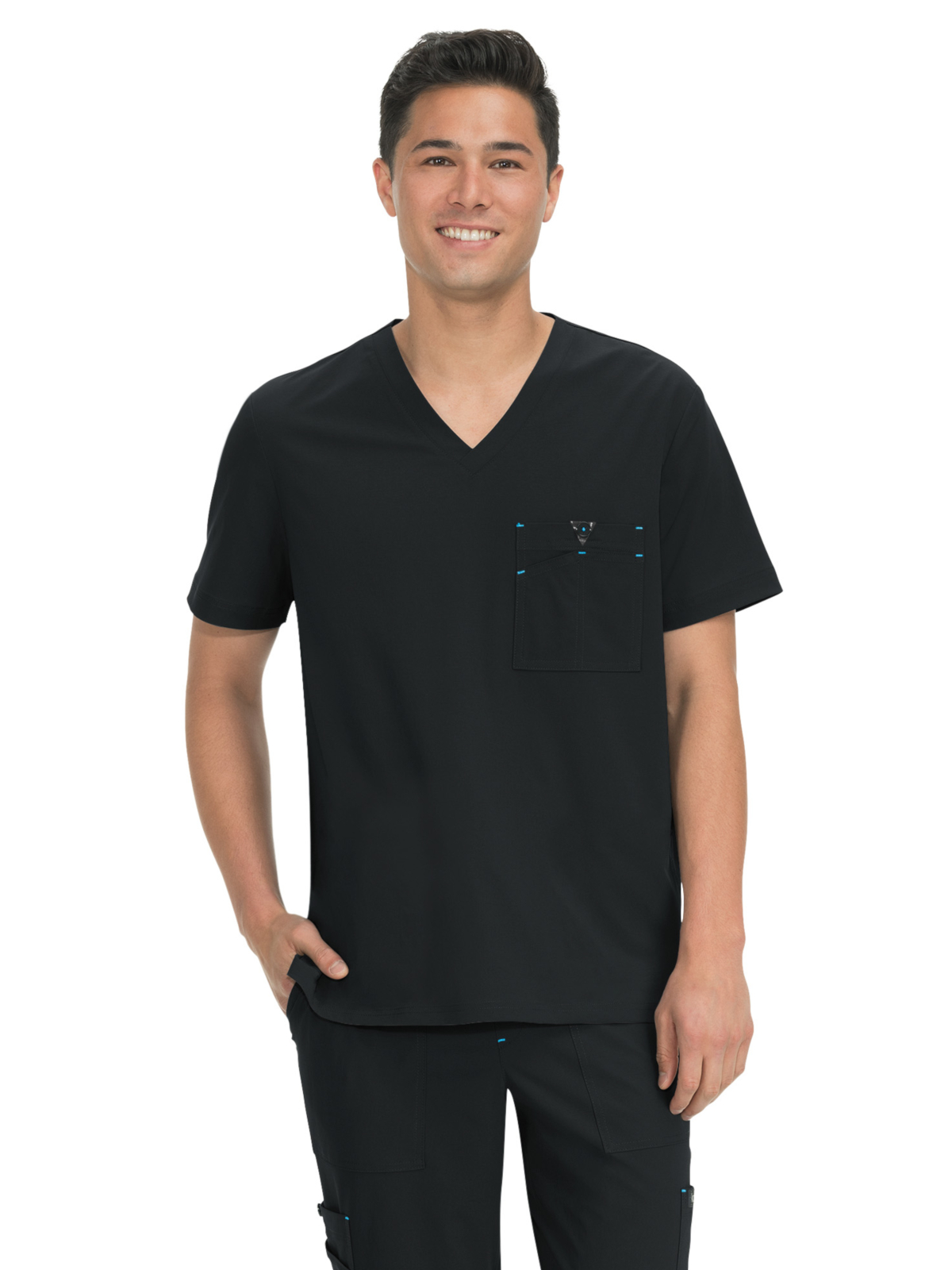 koi - Basics - Men's One-Pocket V-Neck Tuck-In Bryan Top 8