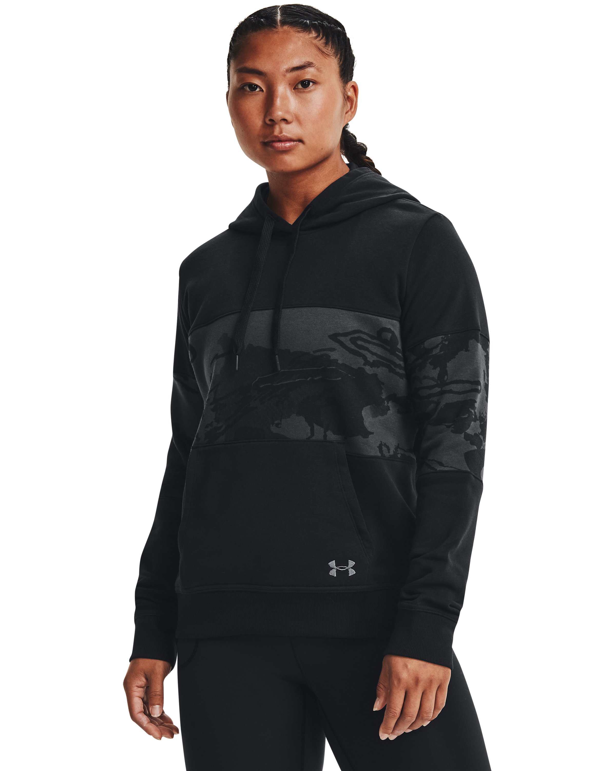 Women's UA Rival Fleece Blocked Hoodie  5