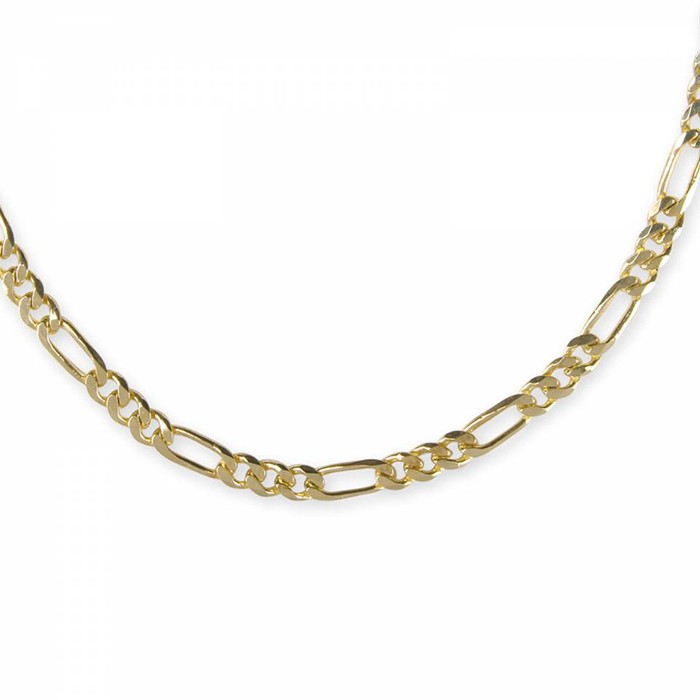 18 in  10 Karat Gold Chain (3 Small Links, 1 Large Link) 1