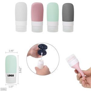 80ml Silicone Tube Travel Bottle With Flip Up Lid 7