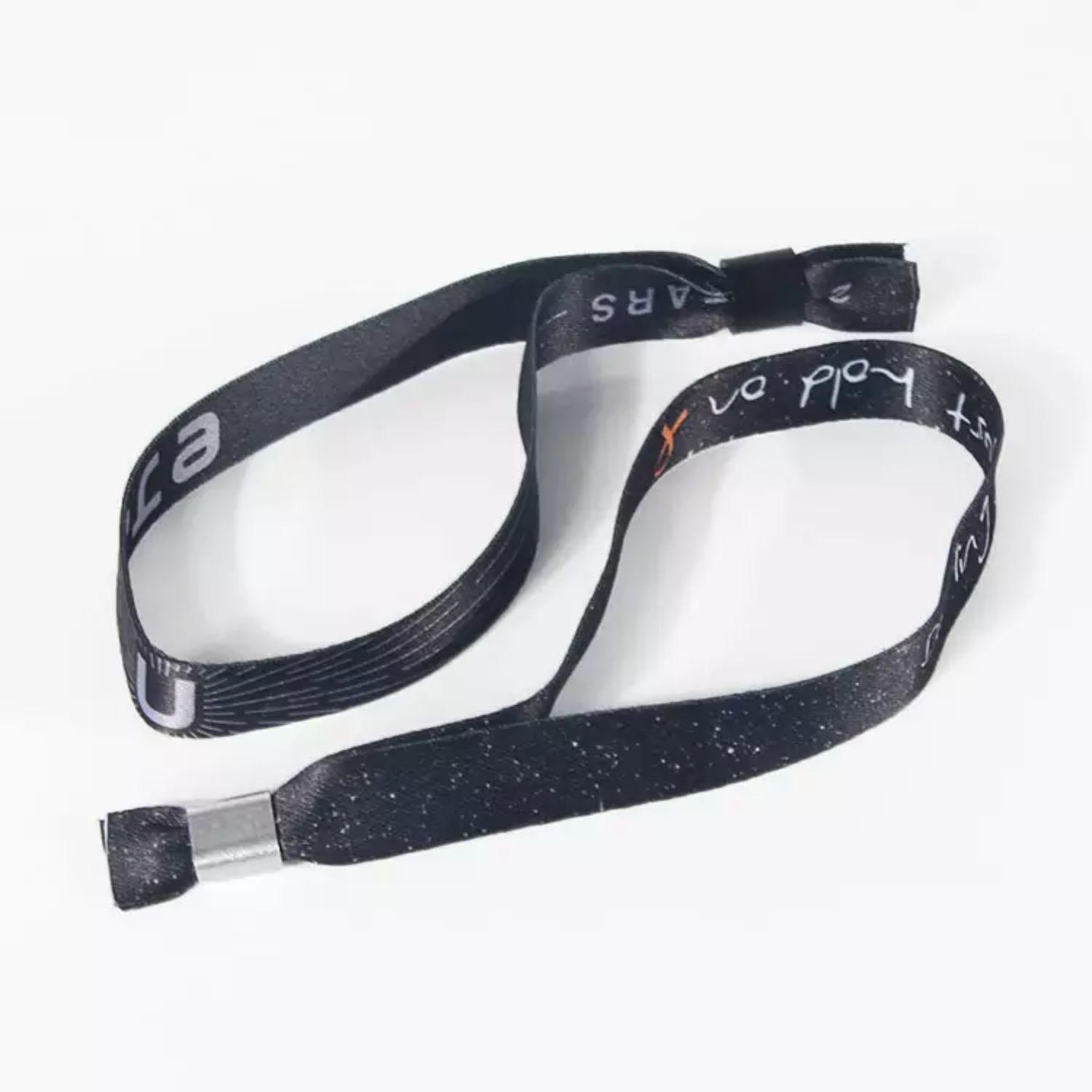 1/2" rPET Sublimated Eco-friendly Aluminum Lock Reusable Event Wristbands 1