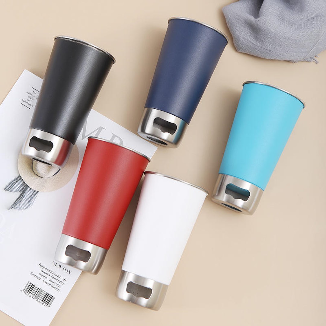 Stainless Steel Tumbler with Bottle Opener 7