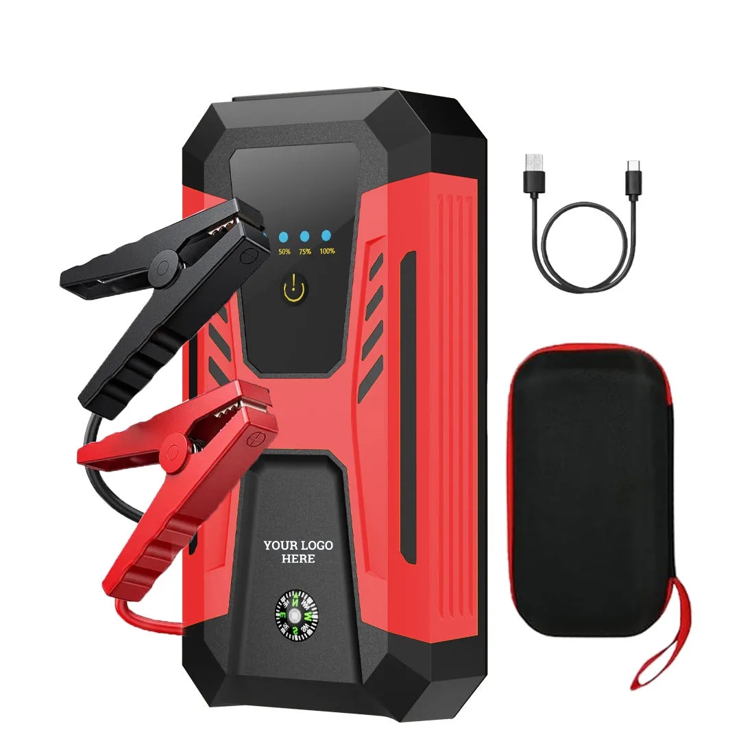 Peak 1000A 12V Portable Car Battery Booster Jump Starter 2
