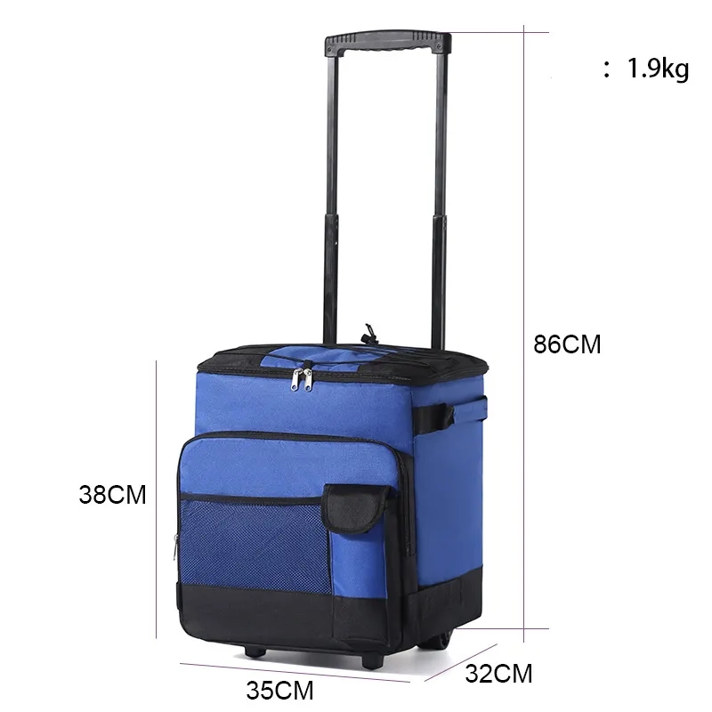 Rolling Cooler Bag Insulated 4