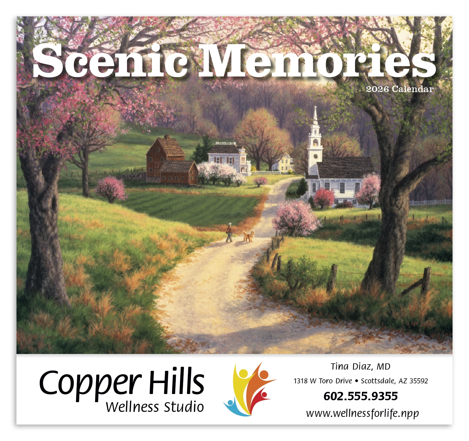 Good Value™ Scenic Memories - Stapled Calendar 45