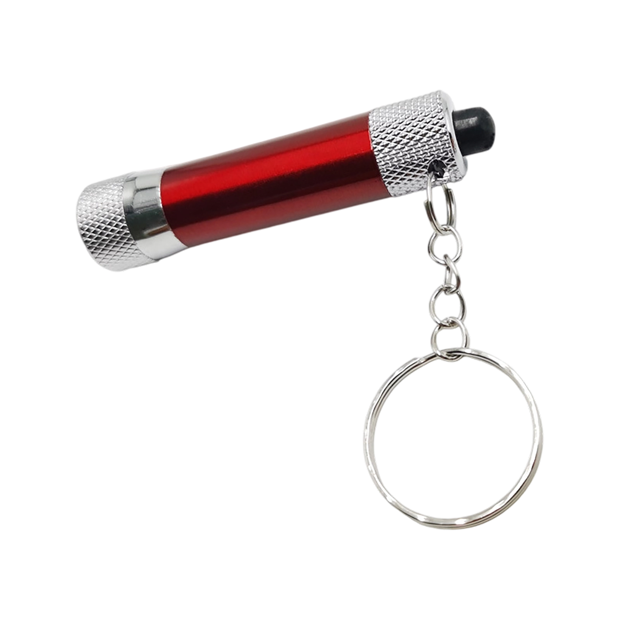 Aluminum Alloy Mini Flashlight With 5 LED And Swivel Keychain 5