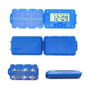 5 Compartment Pill Case Tablet Box With Trapezoid Design 4