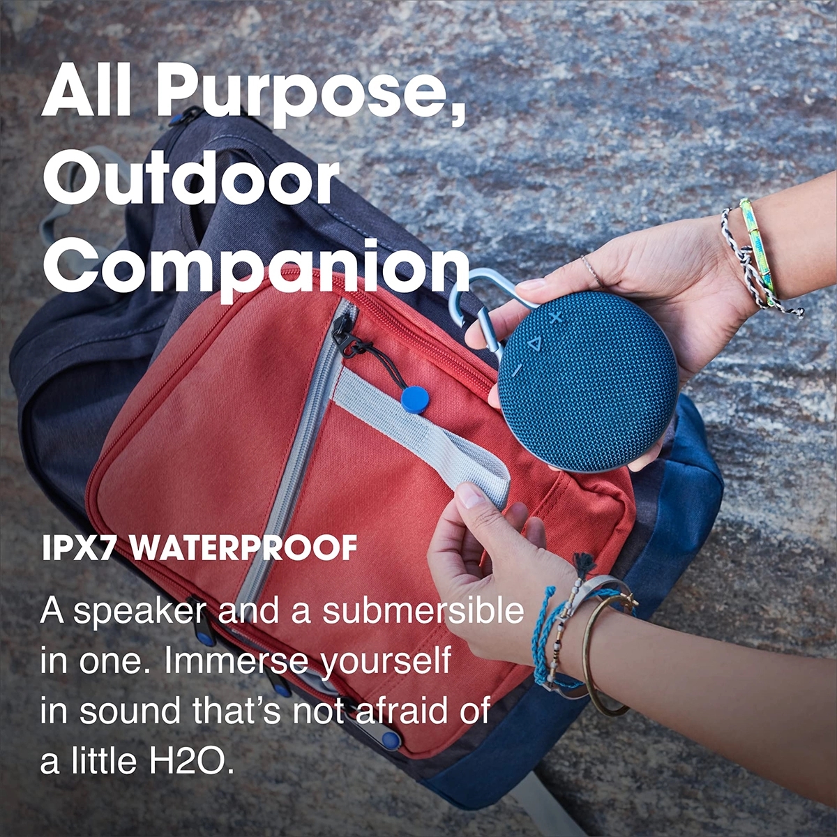 Custom Waterproof Durable Portable Bluetooth Speaker 7