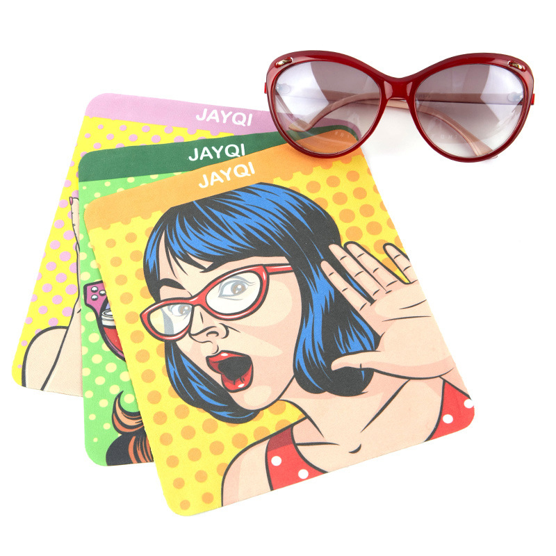 Sublimated Premium Quality Microfiber Cleaning Cloth for Eyeglasses 10