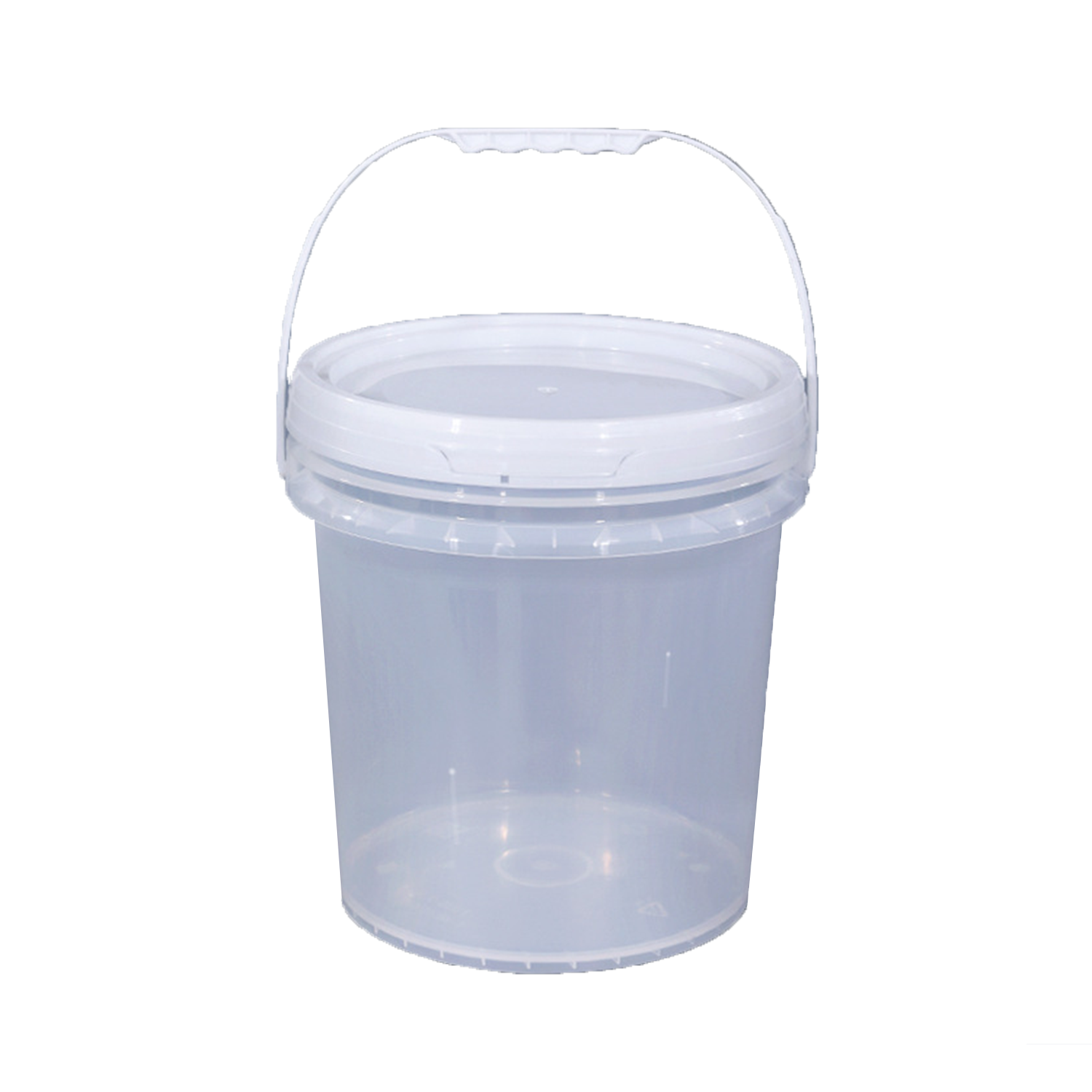Sealed plastic bucket with lid 1