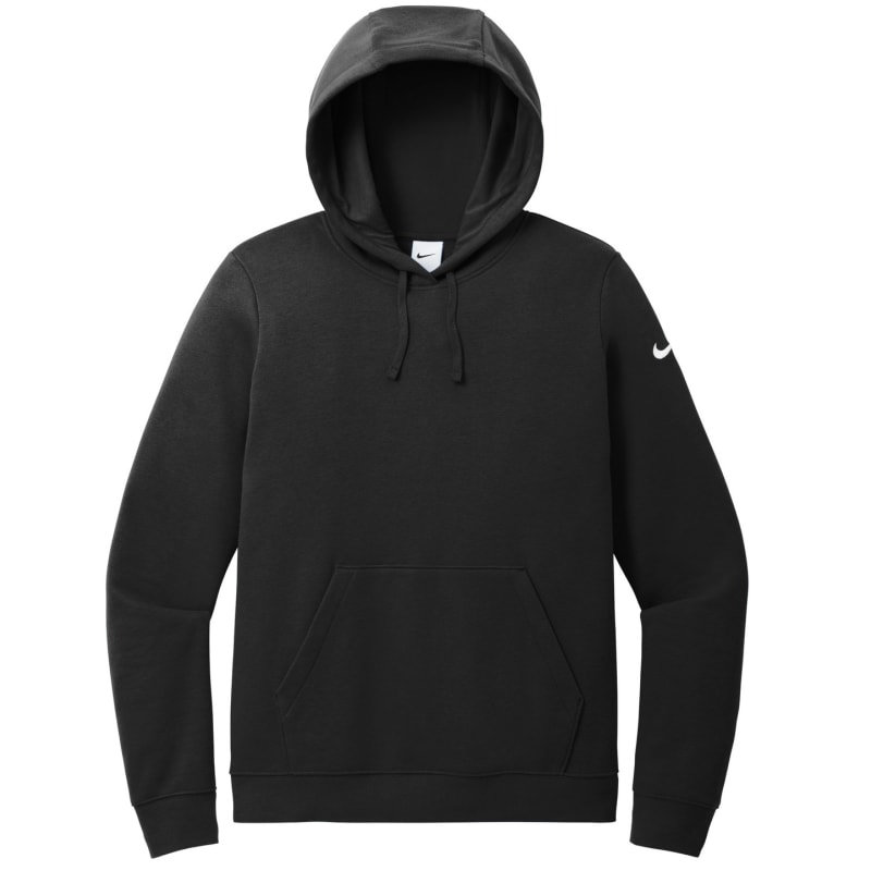 Nike Ladies Club Fleece Sleeve Swoosh Pullover Hoodie 30
