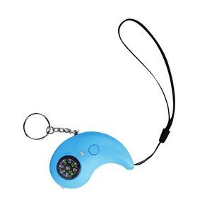 Wings Shaped Safety Alarm Keychain With LED Light And 120DB Panic Sound 16