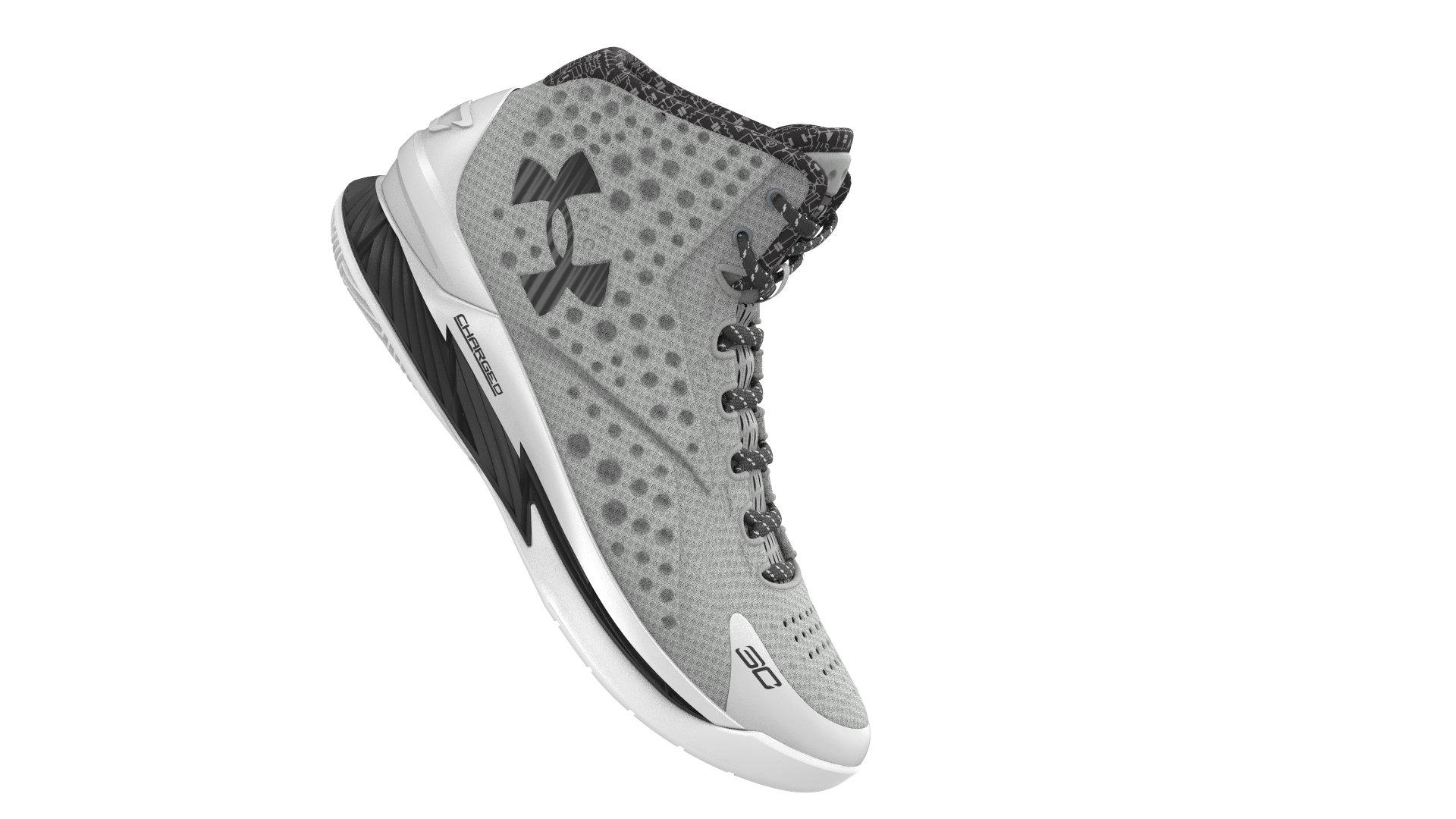 Curry 1 Retro 'Black History Month' Unisex Basketball Shoes 2