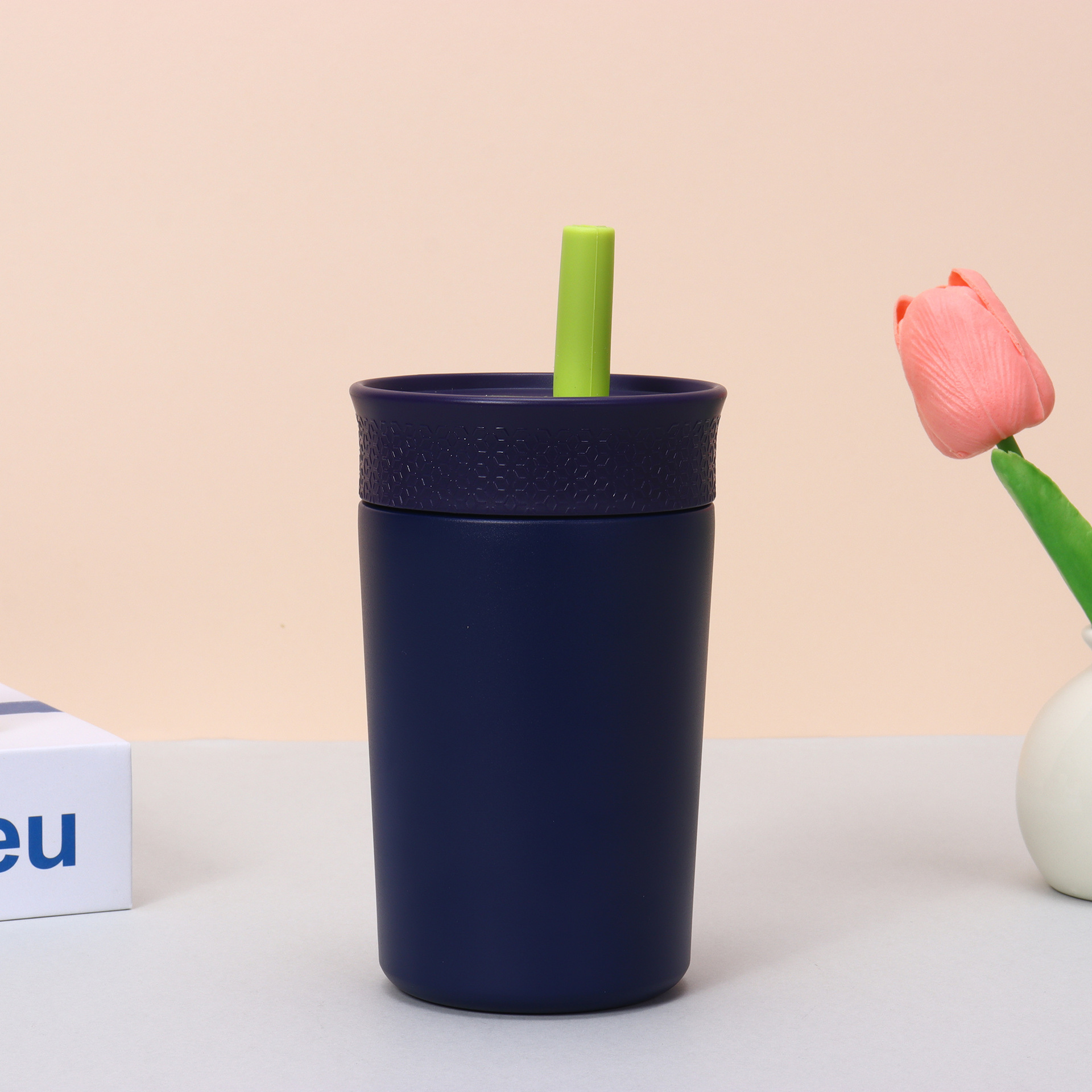 12oz Insulation Tumbler with Straw 8