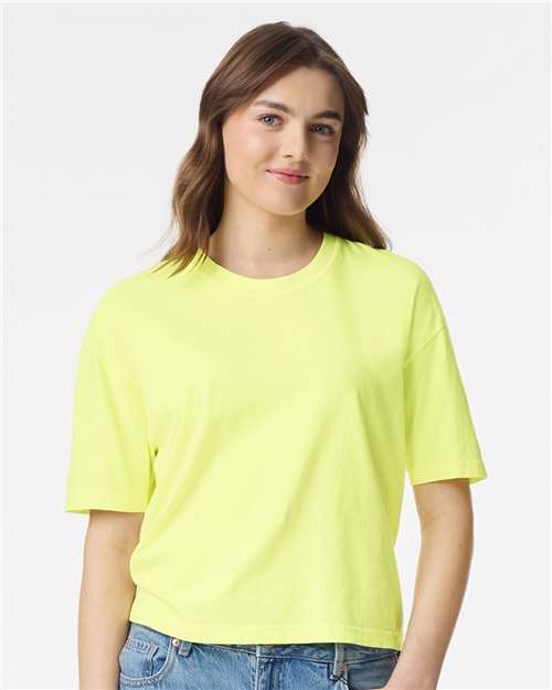 Women's Garment-Dyed Heavyweight Boxy T-Shirt - 3023CL 90