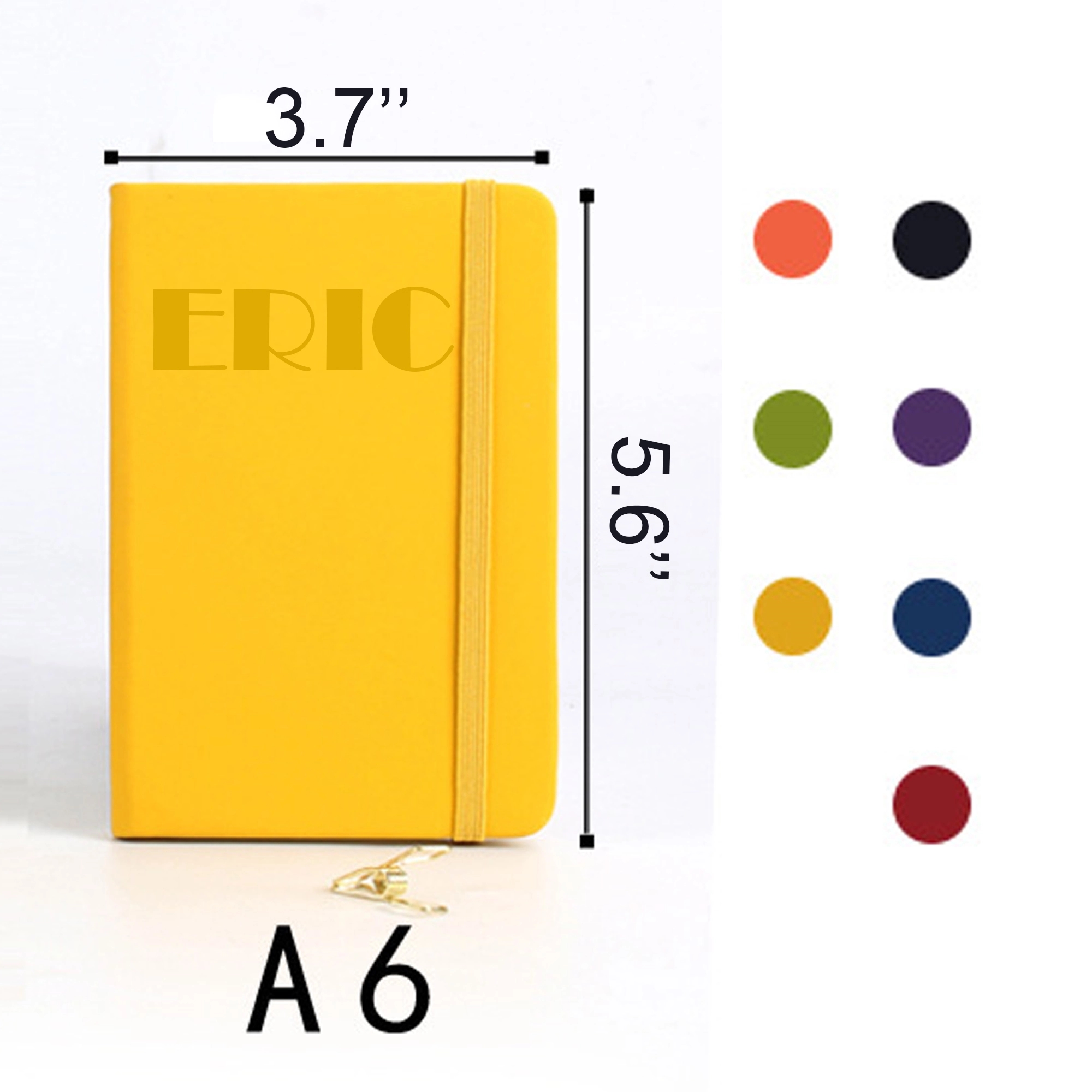 A6 Hard Cover Notebook