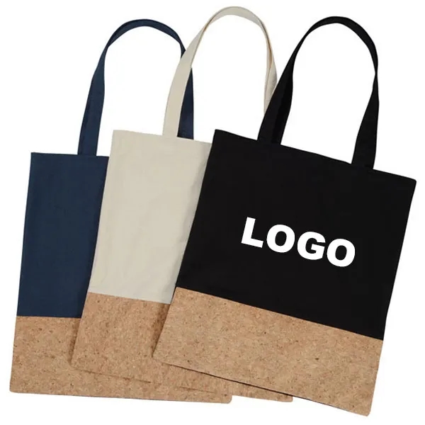Imprinted Cotton & Cork Convention Tote Bag 3