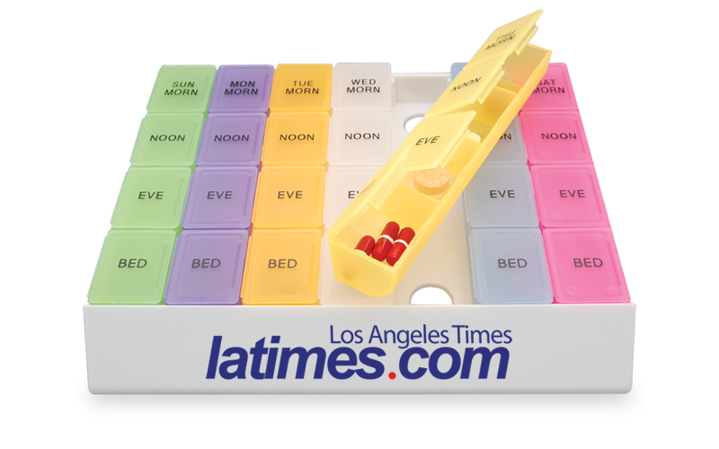 Rainbow Jumbo 24/7 Medicine Tray Organizer