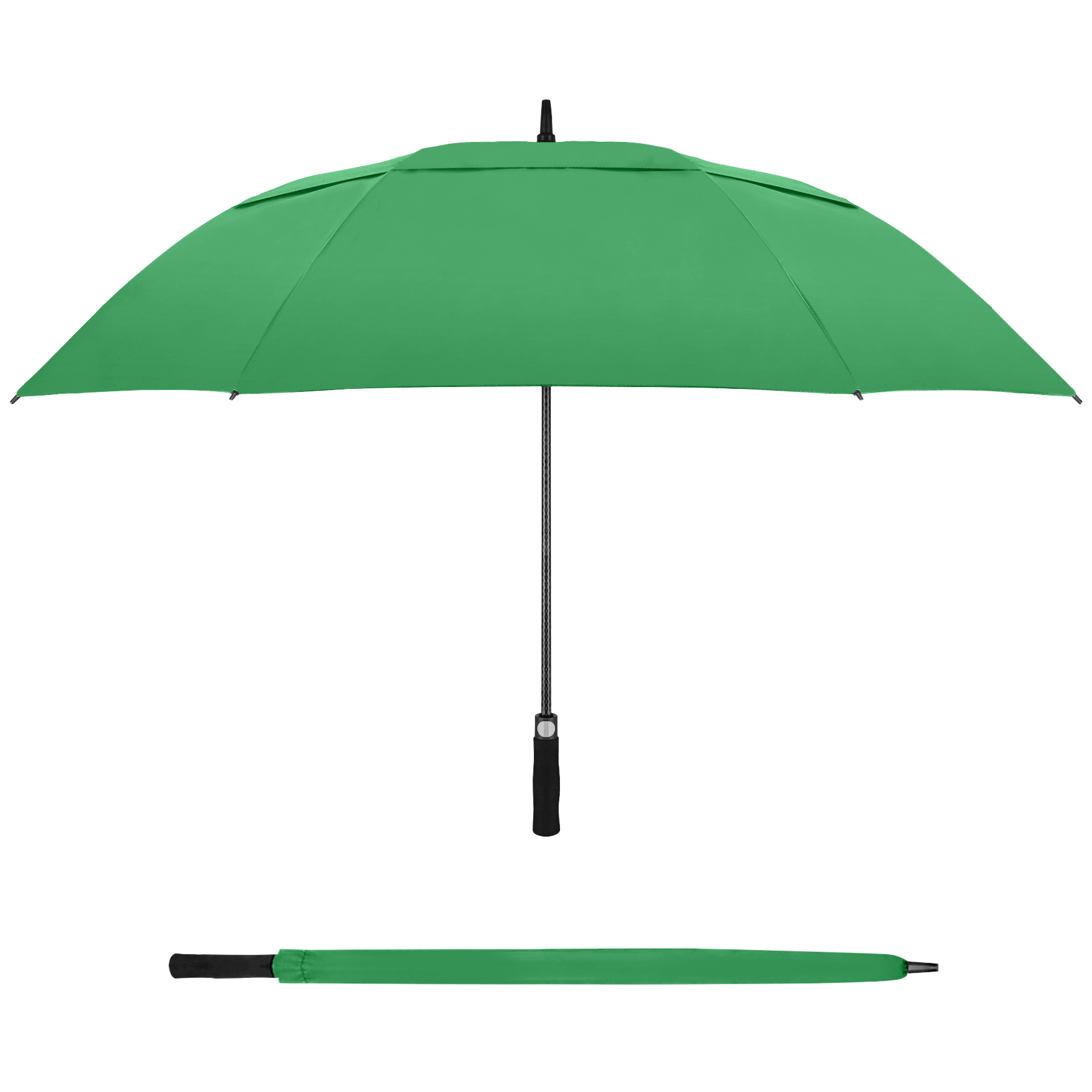 60'' Vented Auto-Open Golf Umbrella (Full Color) 25